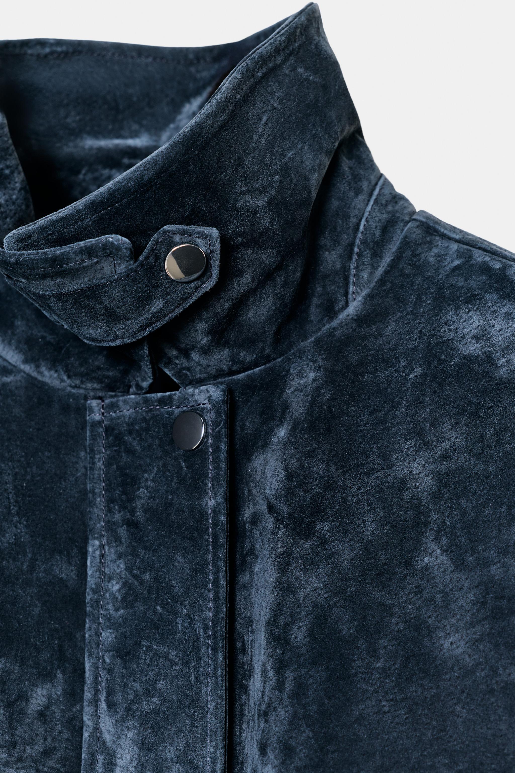 100% LEATHER BOMBER JACKET